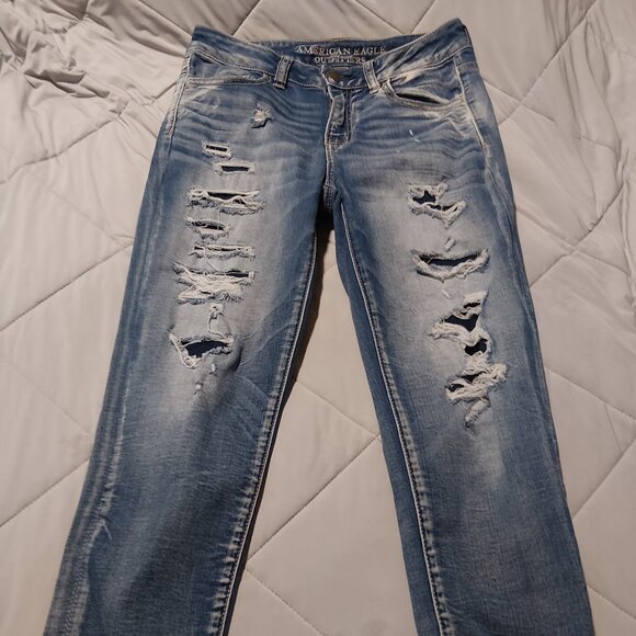 American Eagle Hi-Rise Jegging Crop size 4 - Picture 1 of 3
